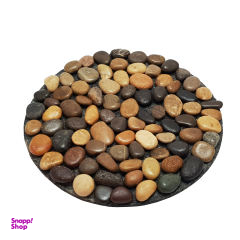 زیر قابلمه ای و زیربشقابی سنگی مدل stone
