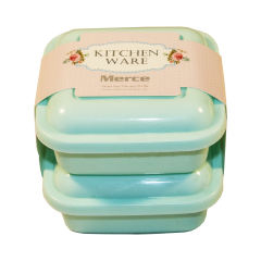 ظرف در دار کوچک مرسه طرح kitchen ware بسته 2 عددی