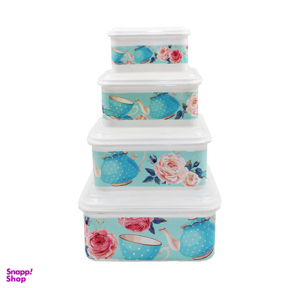 ظرف نگهدارنده فرش کیپس (Fresh Keeps) مدل FK013 مجموعه 4 عددی