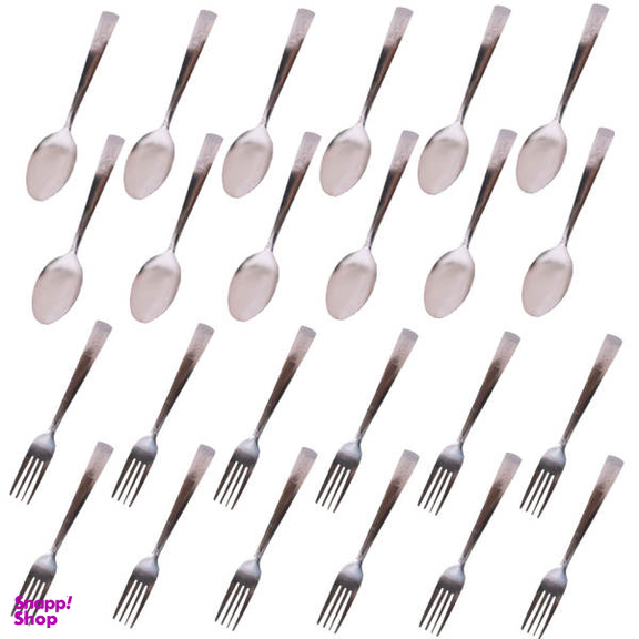 سرویس قاشق و چنگال 24 پارچه کد B24