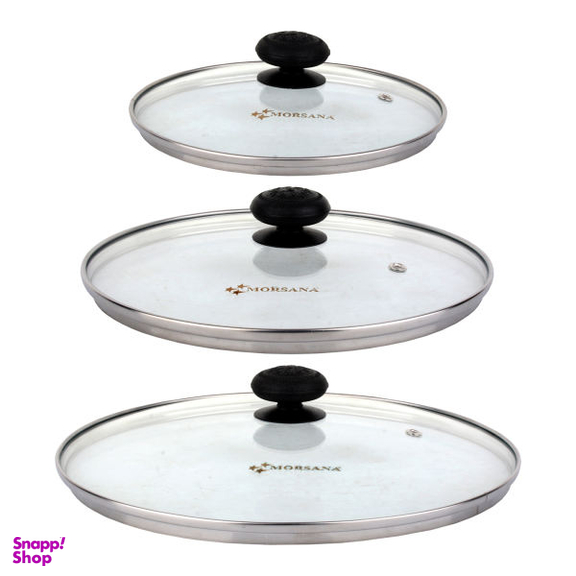در قابلمه و ماهیتابه مدل M282420 مجموعه 3 عددی رنگ بی رنگ