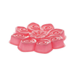 قالب ژله و دسر و کیک سیلیکونی طرح گل پبچی کد 66