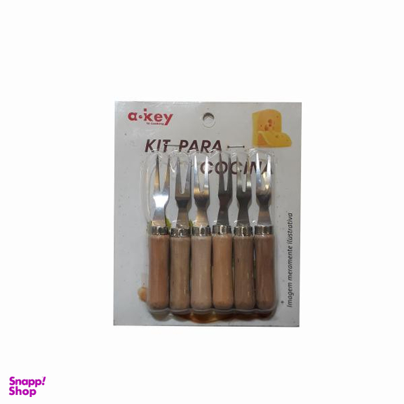 چنگال زیتون خوری کدD2585 بسته 6 عددی