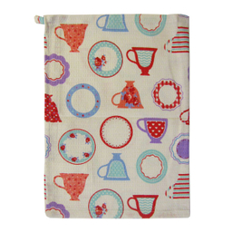 دستمال نظافت هوم اند لایف مدل تامیلا طرح فنجان و نعلبکی