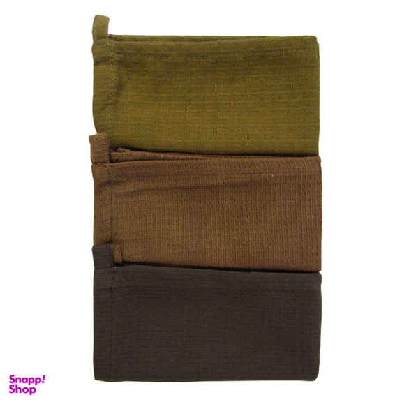 دستمال آشپزخانه هوم اند لایف مدل ژولین S-B مجموعه 3 عددی