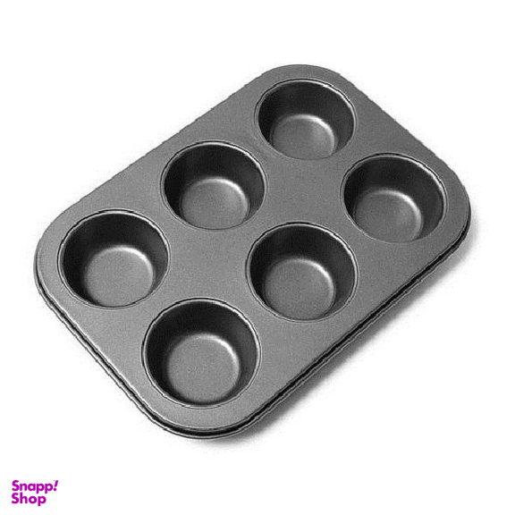 قالب کیک طرح مافین 6 خانه مدل pe286