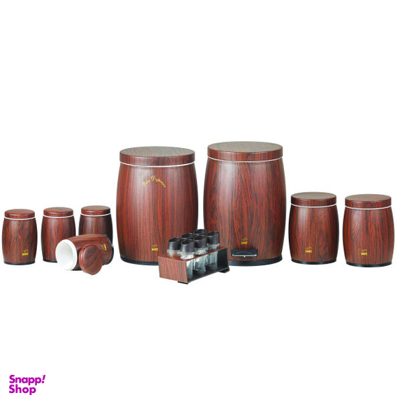 سرویس جهیزیه 15 پارچه بهاز کالا مدل خمره ای کد 015