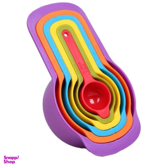 پیمانه اندازه گیری رنگین کمان بسته 6 عددی