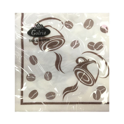 دستمال سفره گلریز مدل table napkin طرح کافه بسته 15 عددی