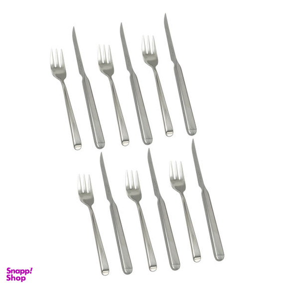 سرویس کارد و چنگال میوه خوری 12 پارچه ای تی سی کد A935