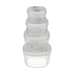 ظرف نگهدارنده وینتج طرح فیل مدل VNP035 مجموعه 4 عددی