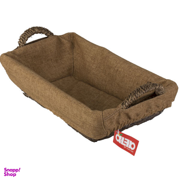 سبد میوه پارچه کنفی دسته دار آلفا مدل 50921