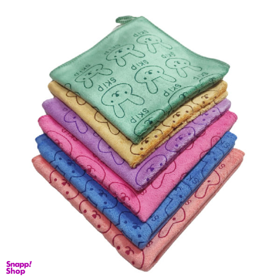 دستمال آشپزخانه مدل خرگوشی بسته 6 عددی