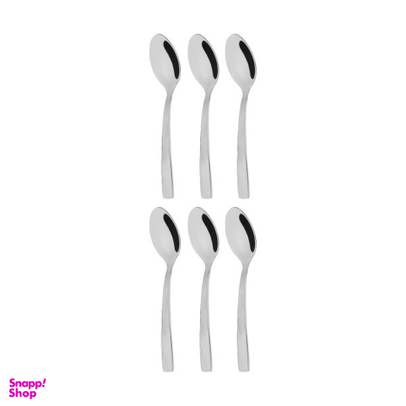 قاشق چای خوری ناب استیل مدل فلورانس