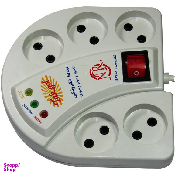 محافظ ولتاژ تک گل مدل Electronic سیم 3 متری