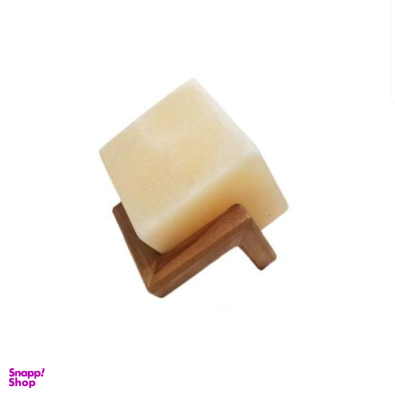 آباژور سنگ نمک مدل مکعب مربع کوچک طرح Sc01