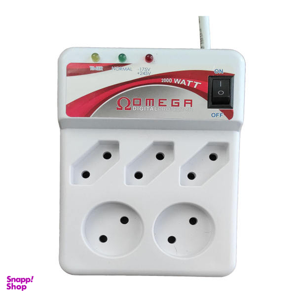 محافظ ولتاژ امگا مدل P5000 پنج خانه