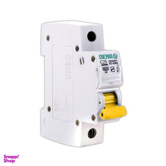 فیوز مینیاتوری تک فاز 25 آمپر دنا الکتریک ایرانیان مدل C25