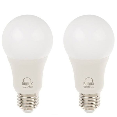 لامپ ال ای دی 12 وات بروکس مدل A60 پایه E27 بسته 2 عددی