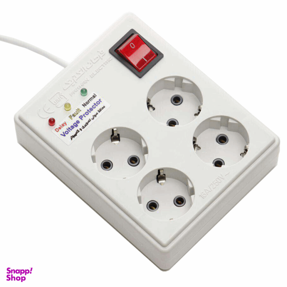 چند راهی برق و محافظ فرحان الکتریک مدل FEP444