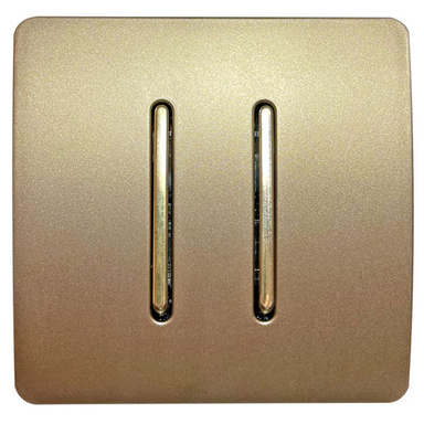 کلید دوپل صنایع آسیا الکتریک مدل BZH-GOLD