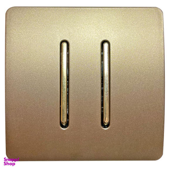 کلید دوپل صنایع آسیا الکتریک مدل BZH-GOLD