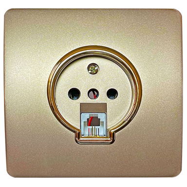 پریز تلفن صنایع آسیا الکتریک مدل BZH