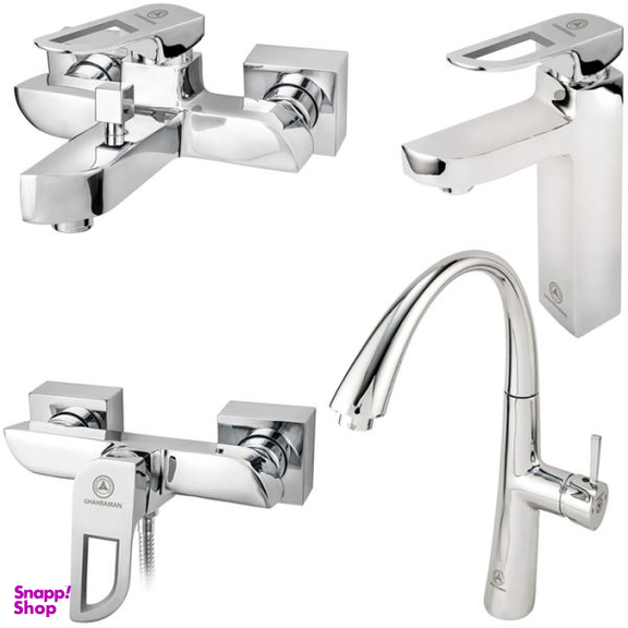 ست شیرآلات بهداشتی قهرمان مدل موج