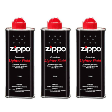 بنزین فندک زیپو مدل 125ML بسته 3 عددی