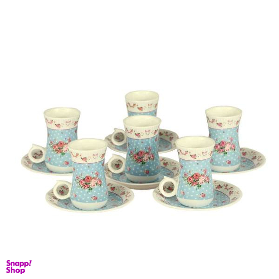 ست فنجان و نعلبکی آنجل مدل S2 بسته 6 عددی