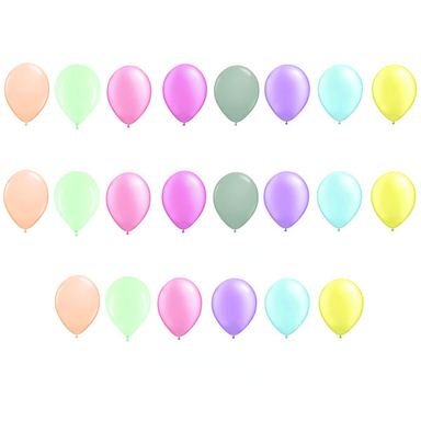 بادکنک مدل Pastel کد Mp بسته 22 عددی