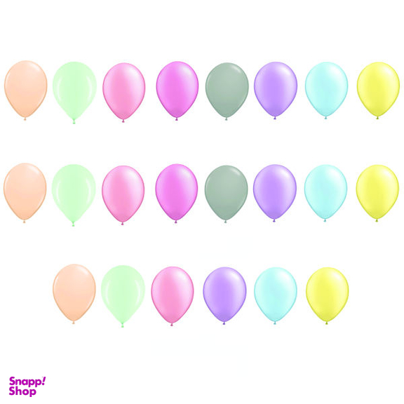 بادکنک مدل Pastel کد Mp بسته 22 عددی