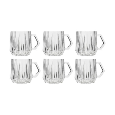 استکان نوری تازه سری HEXA مدل 130211W بسته 6 عددی