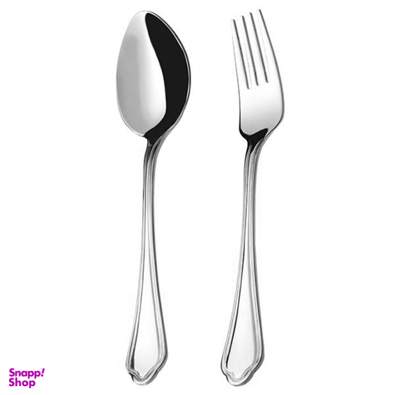 سرویس قاشق و چنگال 12 پارچه ناب استیل (Nab Steel) مدل Venice