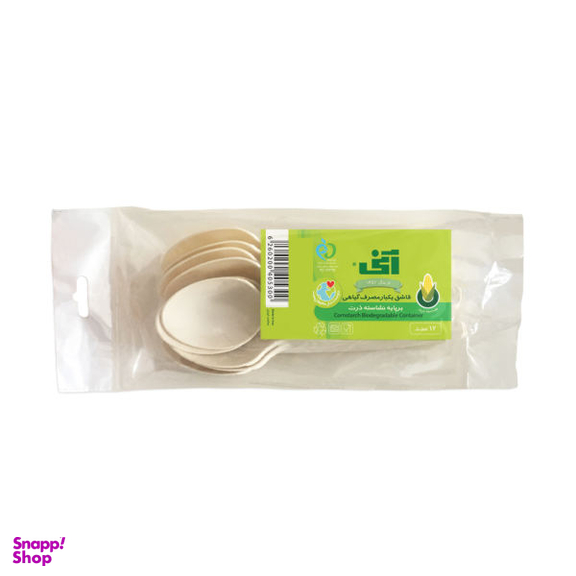قاشق چایخوری یکبارمصرف آنی کد 533 بسته 25 عددی