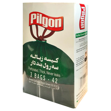 کیسه زباله پیلگون مدل PS_GR03 مجموعه 3 عددی