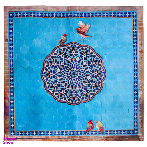 رومیزی طرح حوض فیروزه کد 256087