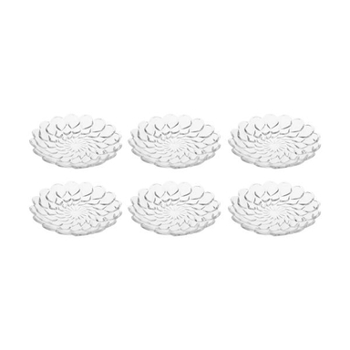 پیش دستی شیشه و بلور اصفهان (Esfahan Glass) سری فلورانس کد 817 بسته 6 عددی