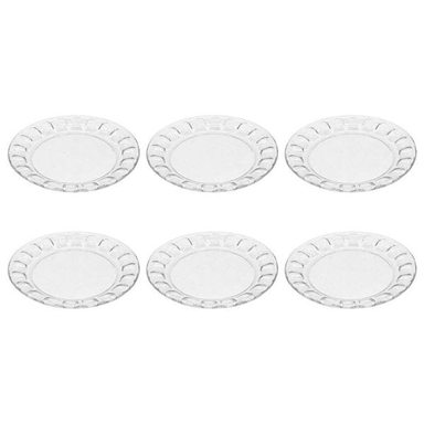 پیش دستی شیشه و بلور اصفهان (Esfahan Glass) مدل گلاله بسته 6 عددی