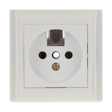 پریز تلفن روکار خیام الکتریک مدل KH4004