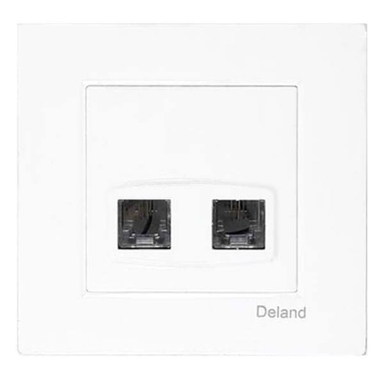 سوکت تلفن دوقلوی دلند مدل آسا