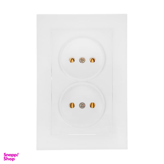 پریز برق دوقلو خیام الکتریک مدل KH8055