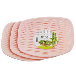 سبد نان و سبزی لیمون مدل hm172 مجموعه 3 عددی