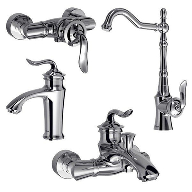 شیرآلات شودر مدل لوکا کد 04 مجموعه 4 عددی