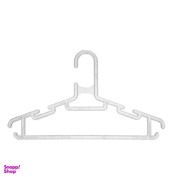 چوب لباسی ارج پلاستیک کد 821 بسته 6 عددی