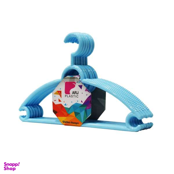 چوب لباسی ارج پلاستیک مدل 812 بسته 6 عددی
