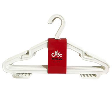 چوب لباسی یزدگل کد 105 بسته 6 عددی