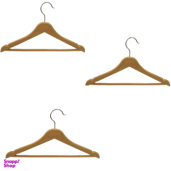 چوب لباسی کد S40 بسته 3 عددی