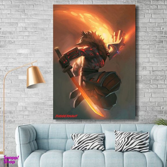 تابلو شاسی گالری استاربوی طرح Juggernaut مدل بازی Dota 2