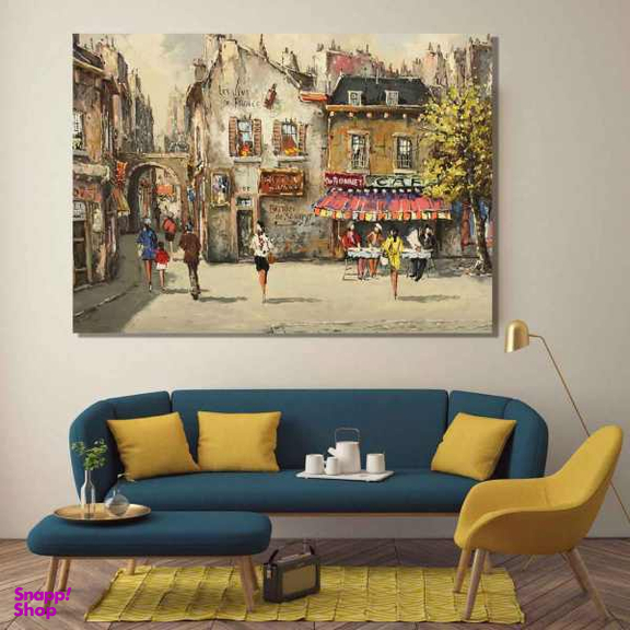 تابلو شاسی استاربوی گالری (StarBoy Gallery) طرح نقاشی شهر مدل Amazing 754